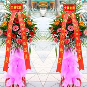 開業(yè)花籃A款（一對共2個）