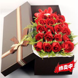 【浪漫心動】19朵玫瑰鮮花禮盒送老婆戀人女友示愛祝福周年紀念